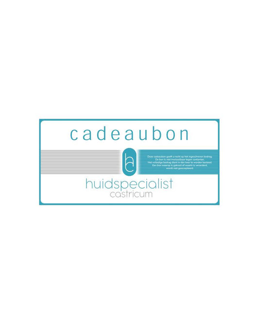 Cadeaubon t.w.v. €15,- - dehuidspecialistshop