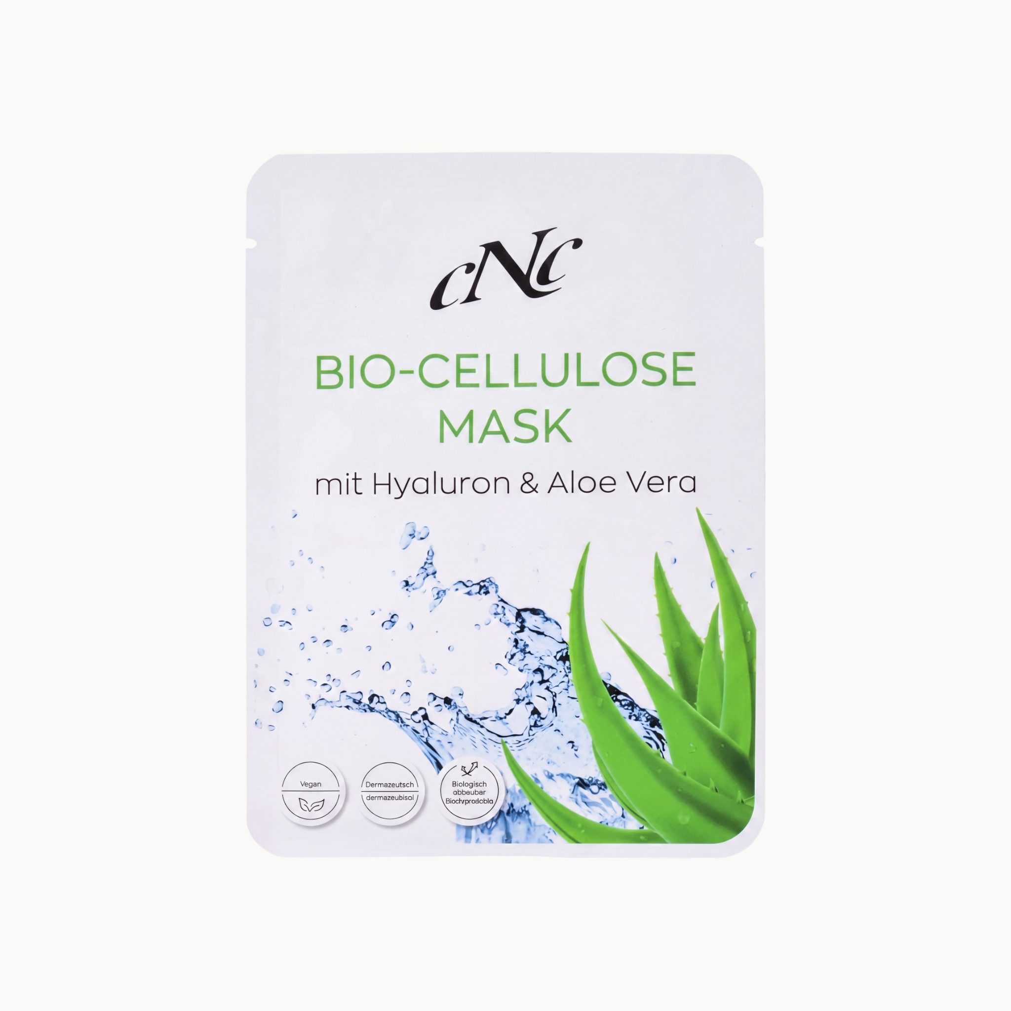 CNC - BIO-CELLULOSE MASK HYALURON & ALOE VERA